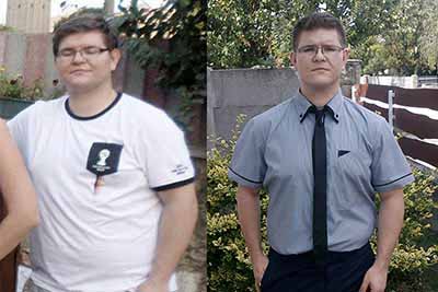 Spiemann Zoltán - Előtte és utána Spielmann Zoltán átalakulása a kettlebell segítségével